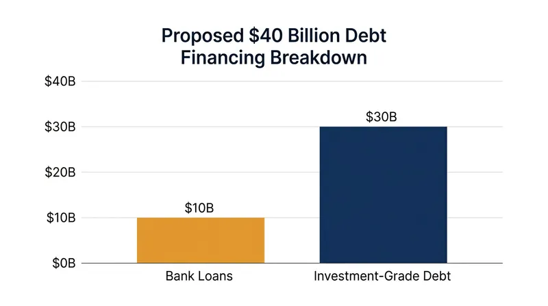 The proposed financing package relies heavily on investment-grade bonds.