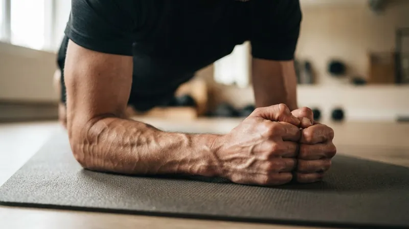 Illustration: The visible tremor is the physical manifestation of thousands of muscle fibers contracting in unison.