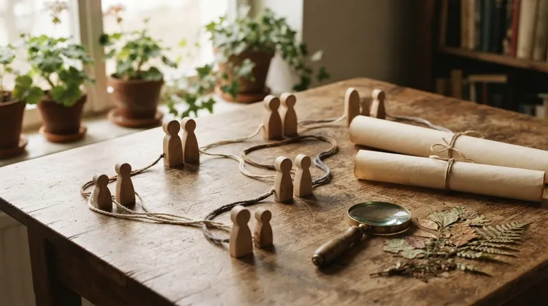 Illustration: Early anthropologists like Lewis Henry Morgan mapped these kinship structures, revealing how parallel cousins were universally classified as siblings.