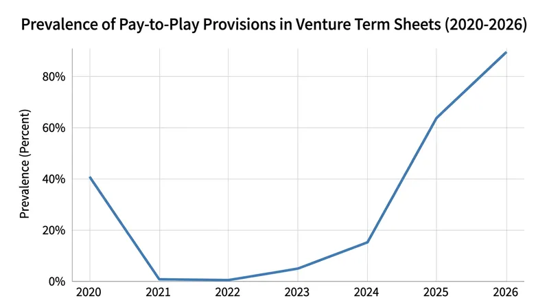 Pay-to-play provisions have surged in popularity as venture capital markets cooled.