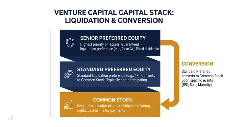 How pay-to-play provisions drop non-participating investors to the bottom of the capital stack.