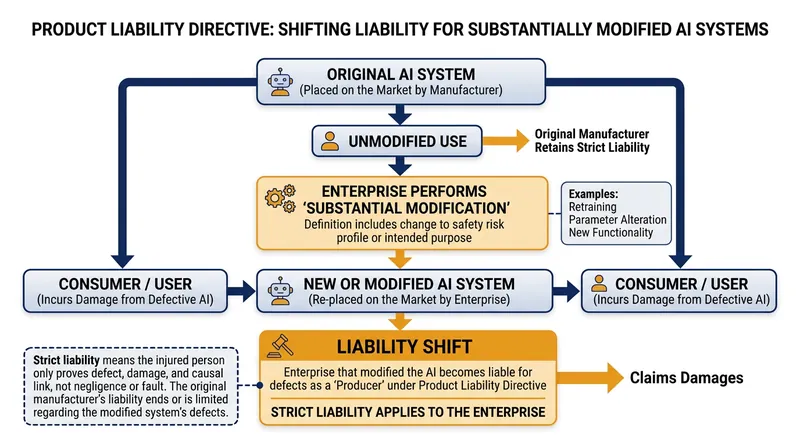 The revised Product Liability Directive exposes enterprise fine-tuners to strict liability for defects.