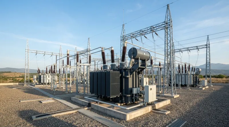 Illustration: Shunt reactors are installed at the receiving ends of long transmission lines to absorb excess charging current.