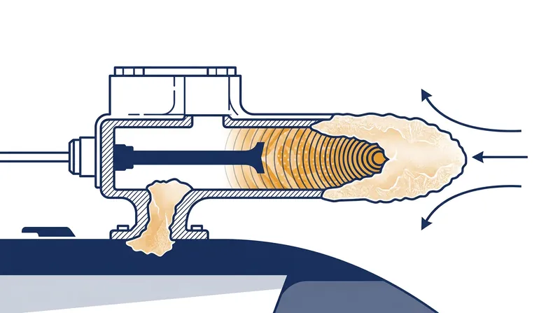 When ice seals the tube, ram pressure is permanently trapped inside the system.