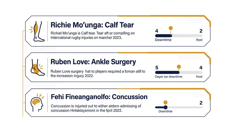 Key injuries impacting the All Blacks squad ahead of the Bledisloe Cup.
