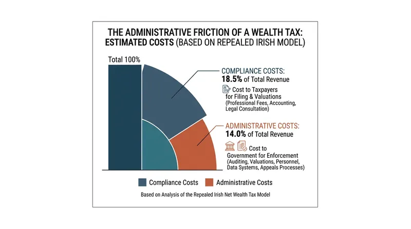 In some jurisdictions, the combined cost of compliance and administration consumed nearly a third of the wealth tax's total revenue.