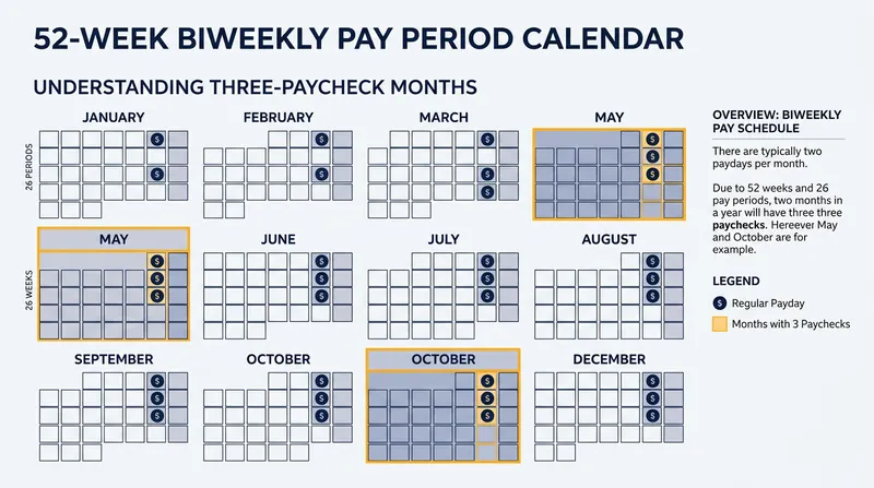 Because there are 52 weeks in a year, a biweekly schedule results in 26 half-payments, equaling 13 full monthly payments.