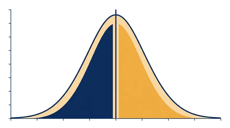 Forcing a continuous normal distribution into a binary category creates artificial boundaries.