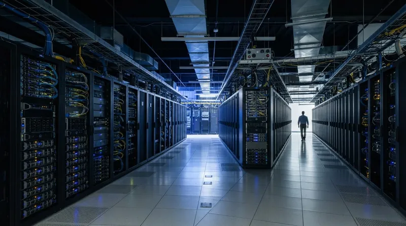 Illustration: The US Department of Energy is providing access to exascale supercomputers to process the massive biological datasets generated by the initiative.