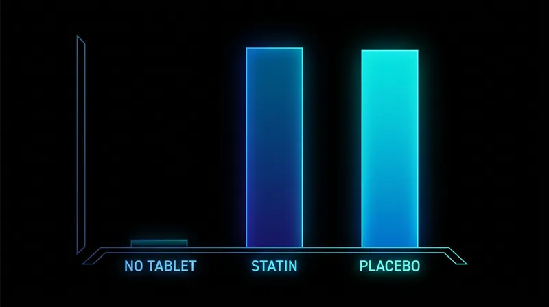 Symptom scores spiked dramatically whenever patients took a pill, regardless of whether it contained active medication or an inert placebo.