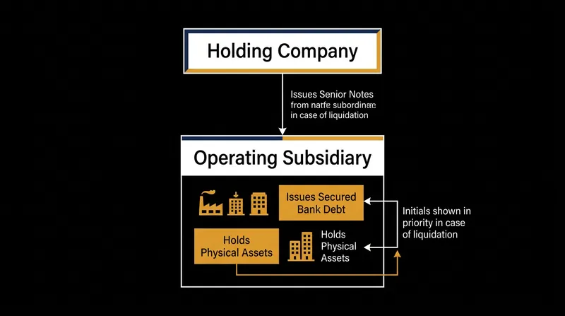 Holding companies rely on the equity of their subsidiaries, placing their creditors at a structural disadvantage.