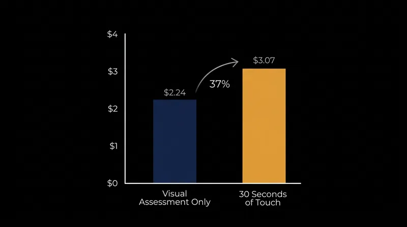 Participants who held an object for 30 seconds valued it 37 percent higher than those who only looked at it.
