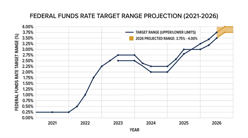 The federal funds rate reached a target range of 3.75% to 4.00% following the September FOMC meeting.