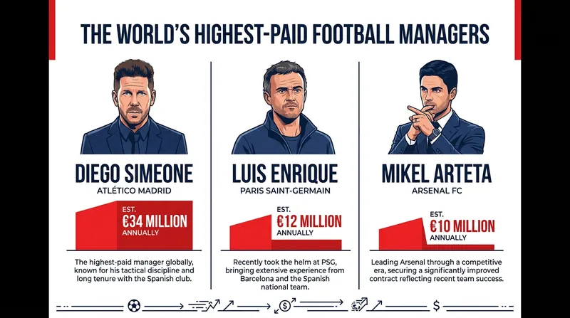 Arteta's new deal places him among the top three highest-earning managers in global football.