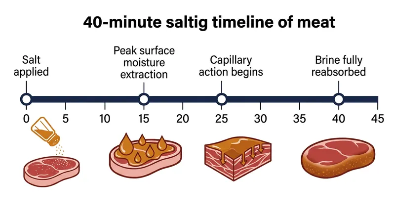 The osmotic cycle draws water to the surface before reabsorbing it as a concentrated brine.