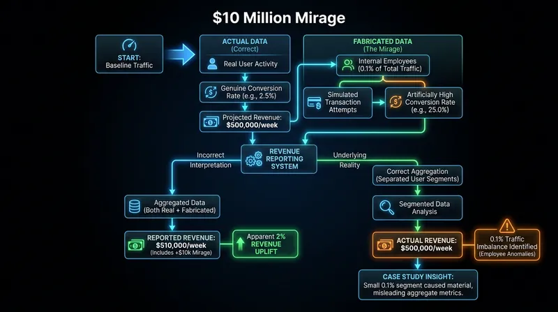 A 1 percent traffic imbalance can easily fabricate a 2 percent financial gain.