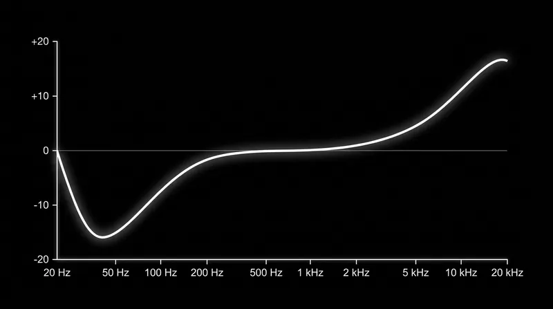 The RIAA curve cuts bass frequencies during mastering to save physical groove space, reversing the process on playback.