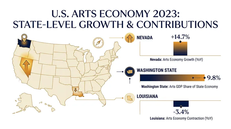 Nevada led the nation in arts economic growth, driven heavily by live entertainment promoters.