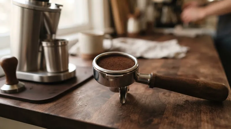 Illustration: A uniform, clump-free coffee bed prevents channeling and ensures an even extraction.