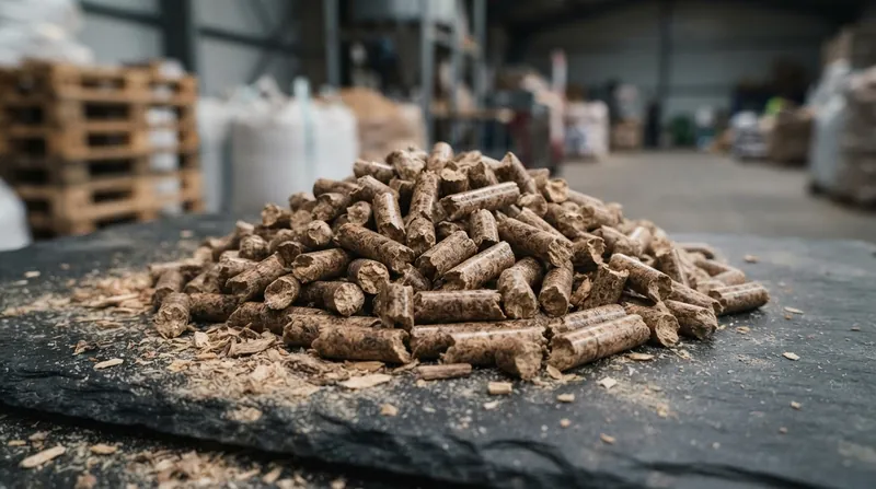 Illustration: The transatlantic trade in wood pellets is driven by renewable energy mandates that classify biomass as a carbon-neutral fuel.
