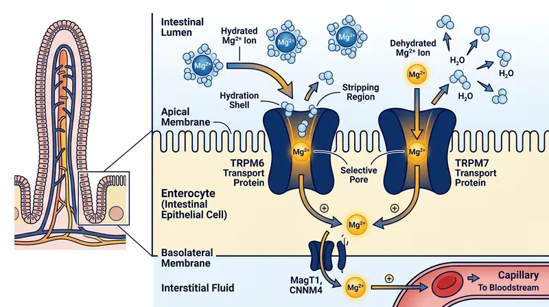 Unlike the skin, the human digestive tract possesses specialized transport proteins designed to absorb dietary magnesium.