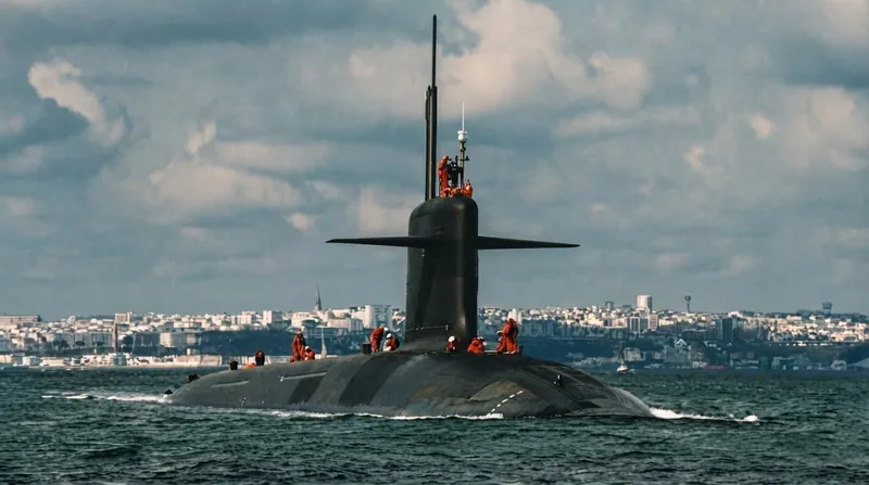 Le Vigilant is one of four Triomphant-class submarines that guarantee France's continuous at-sea deterrence posture.