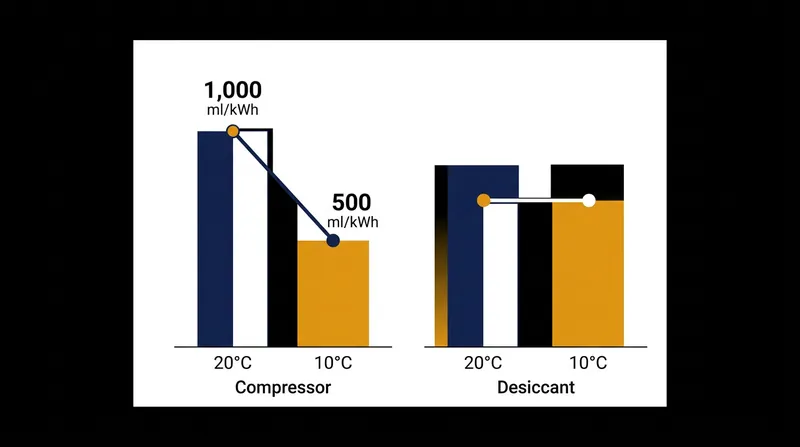 While compressors are highly efficient in warm rooms, frequent defrost cycles in cold environments erode their energy advantage.