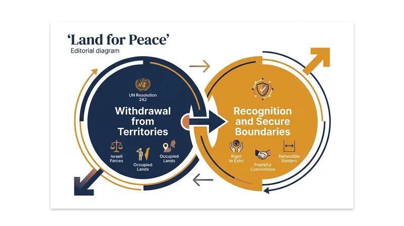 Resolution 242 tethered Israeli withdrawal to Arab recognition, ensuring neither side could achieve its goal without negotiation.