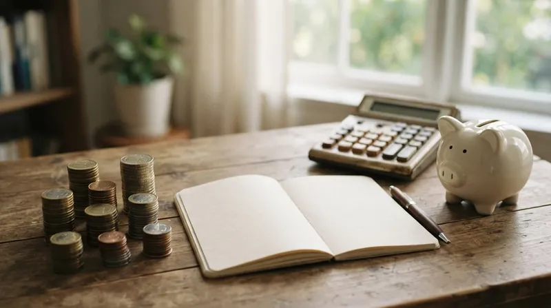 A person's hands holding a magnifying glass over a detailed financial document or bank statement.