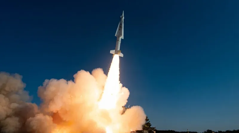 During the same visit, officials inspected the Hyunmoo-5, a heavy-payload ballistic missile designed to destroy underground bunkers.