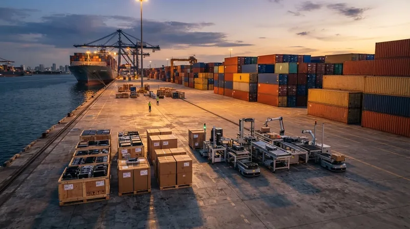 Illustration: The physical assembly of AI infrastructure is driving cross-border trade volumes higher.