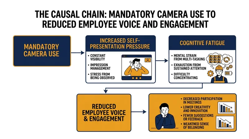 The mechanism of suppression: how the tool intended to boost engagement actively destroys it.