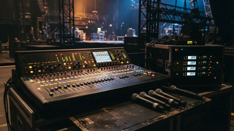 Illustration: Modern digital wireless receivers can suppress intermodulation, but traditional analog systems still require strict frequency coordination.
