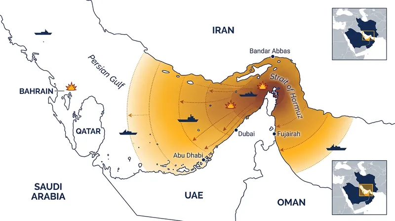 The strike on the Gem No. 2 indicates that the operational risk for commercial vessels has expanded beyond the immediate chokepoint.