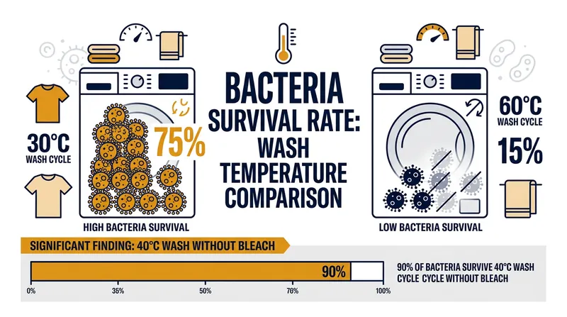 Low-temperature eco-cycles fail to reach the thermal threshold required to denature bacterial proteins.