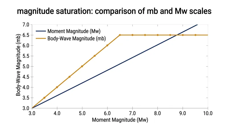 Traditional body-wave measurements saturate at magnitude 6.5, blinding early warning systems to the true scale of mega-quakes.
