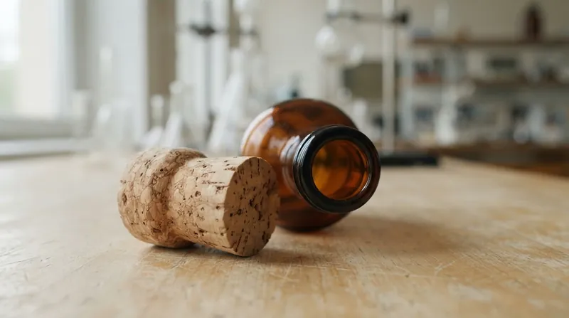 Illustration: A single cubic centimetre of cork contains roughly 40 million hexagonal cells, which are 85 percent air by volume.