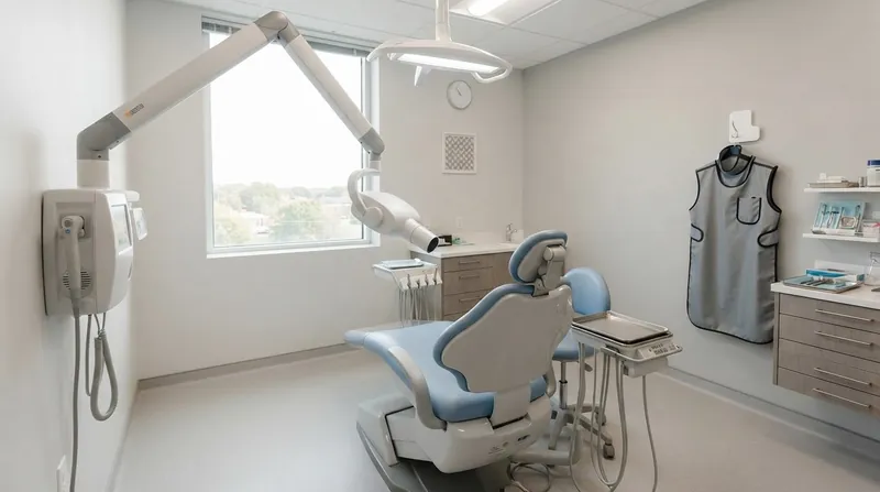 Illustration: The American Dental Association explicitly advises against routine lead aprons and thyroid collars for dental imaging.
