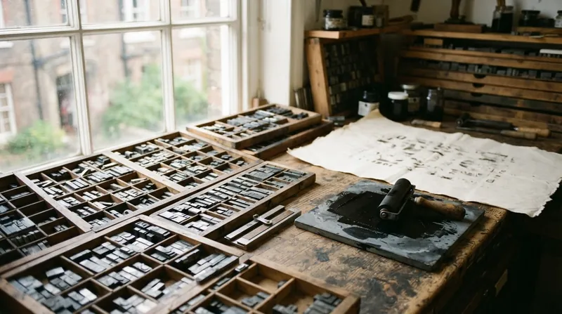 Illustration: The typeface was originally designed to maximize ink density on printed advertising posters.