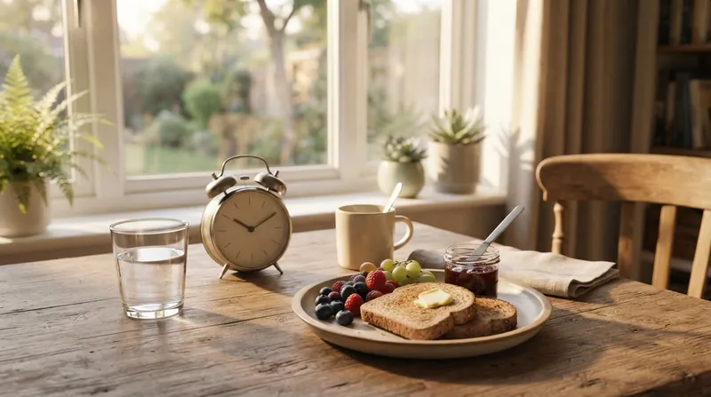 Illustration: The Monday morning transition forces the body to process food while the internal clock is still biologically fasting.