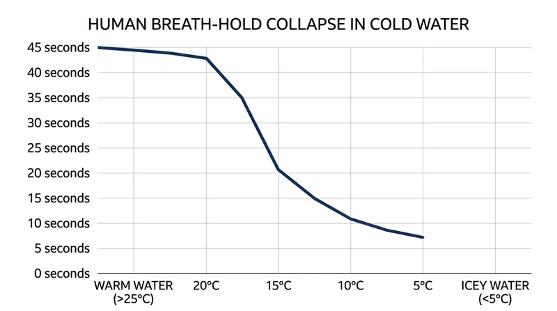 Cold shock immediately strips a swimmer of their ability to hold their breath.