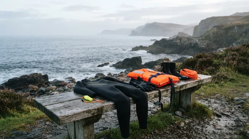 Illustration: Thermal protection like a wetsuit or drysuit is the only reliable way to prevent the cold shock response.