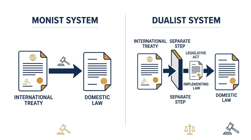 How constitutional architecture dictates the flow of international law into domestic courts.