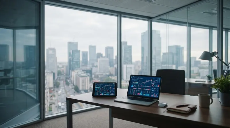 Illustration: The restructuring replaces direct relationship managers with algorithmic portfolio management systems.