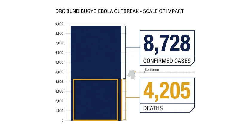 The current Bundibugyo ebolavirus outbreak in the DRC is the fastest-growing in history.