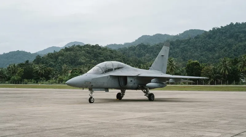 Illustration: The K-8 jet functions primarily as a trainer but can be armed for light attack missions.