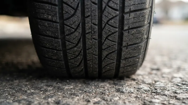 Illustration: The friction generated by instant torque scrubs microscopic layers of rubber off the tire, accelerating tread degradation.