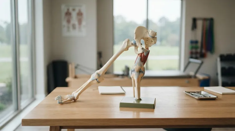 Illustration: Orthopedic specialists warn that soft tissue flexibility cannot override the hard skeletal limits of the hip socket.