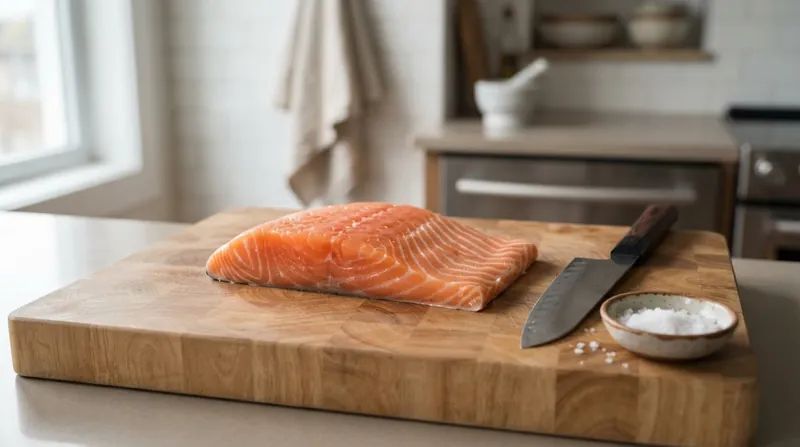 Illustration: Farm-raised salmon fed on controlled pellet diets are exempt from freezing mandates because they are not exposed to the parasite.