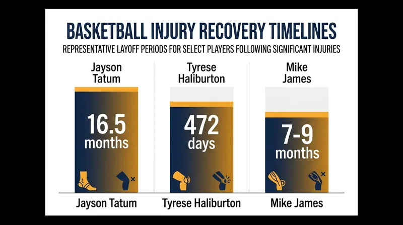 Achilles recovery timelines for professional basketball's biggest stars.